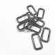 Boucle rectangle métal Gun 25 mm