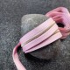 Zip petite spirale Rose et Or au 10 cm
