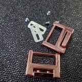 Connecteurs Bauhaus métal rose DV