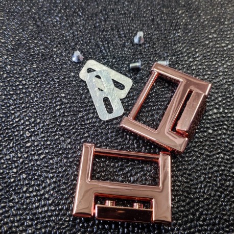 Connecteurs Bauhaus métal rose DV