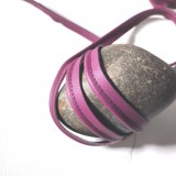 PASSEPOIL simili cuir Vérone prune