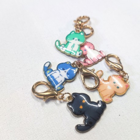 Breloque chat kawaii