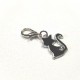 Breloque chat Strass