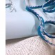 Simili cuir Outdoor bleu glacier*RLX