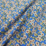 Coton Betsy flowers blue