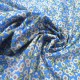 Coton Betsy flowers blue