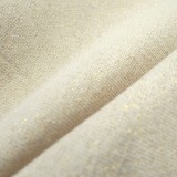 Toile Coquille lurex or