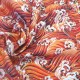 Tissu Kanagawa Rouge