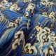 Tissu Kanagawa Bleu