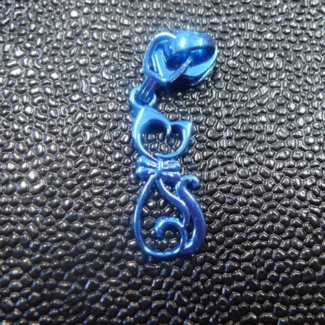 Curseur zip Cat Bleu