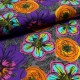 Coton Festival Flowers anthracite