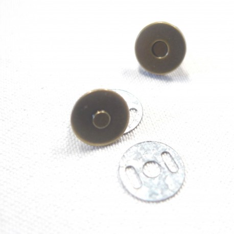Fermoir micro magnétique bronze 10 mm
