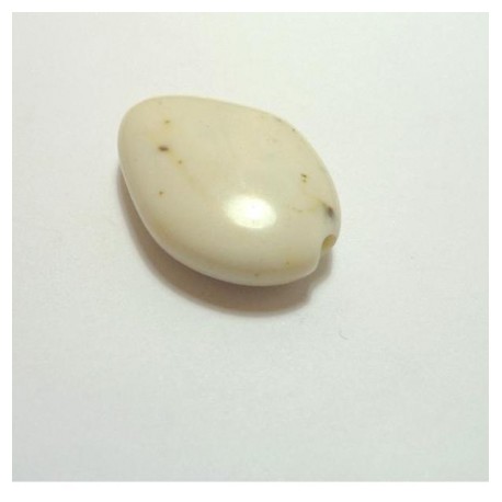 Perle bijou effet galet 35 mm