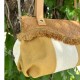 Galon frange Dinard camel et or