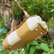 Galon frange Dinard camel et or