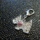 Breloque chien Strass