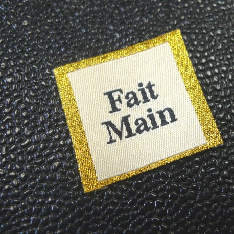 Etiquette "Fait main"