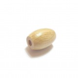 Perle bois naturel ogive 13 mm