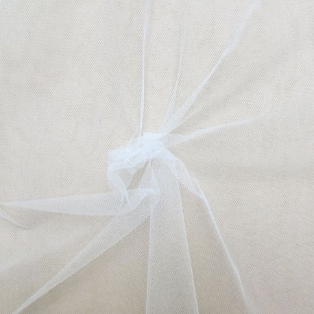 Tissu tulle  blanc x 50 cm