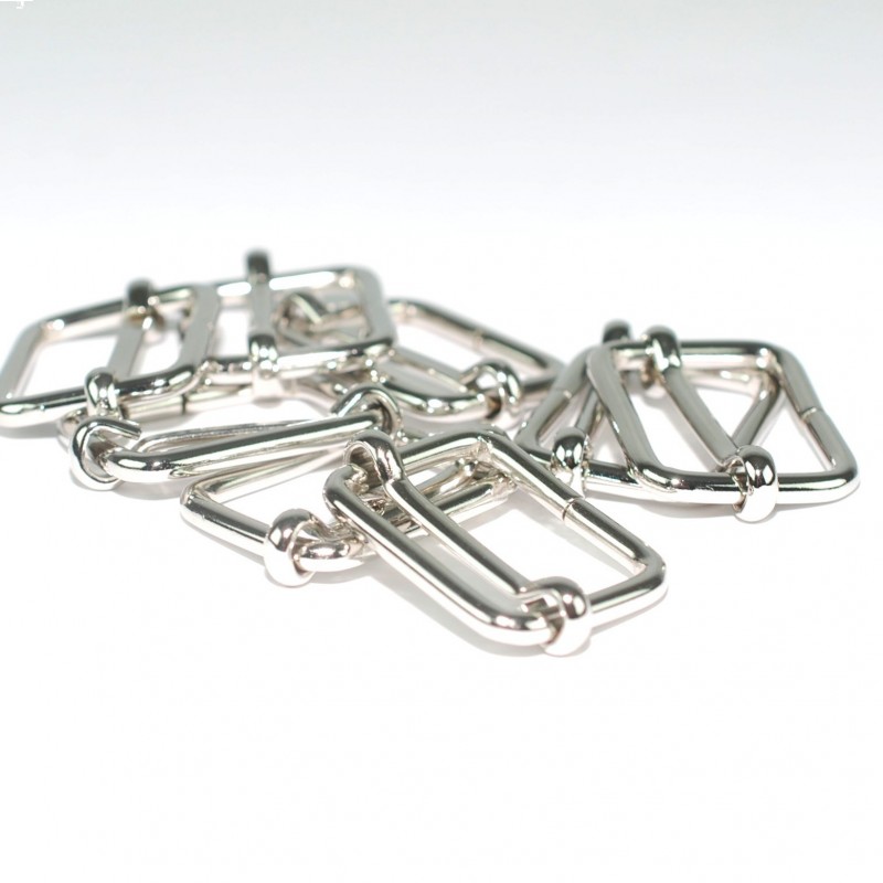 4 Boucles de sangle ajustable / 20, 24, 30, 36mm / metal argent / Boucle  coulissante de serrage pour réglage sangle -  France