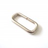 Boucle rectangle nickel 
