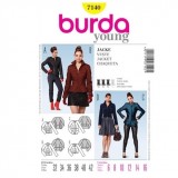 Patron veste Cousu main Burda 7140