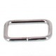 Boucle rectangle nickel 25 mm