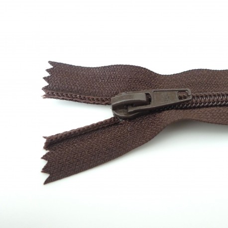 Zip grosse spirale marron