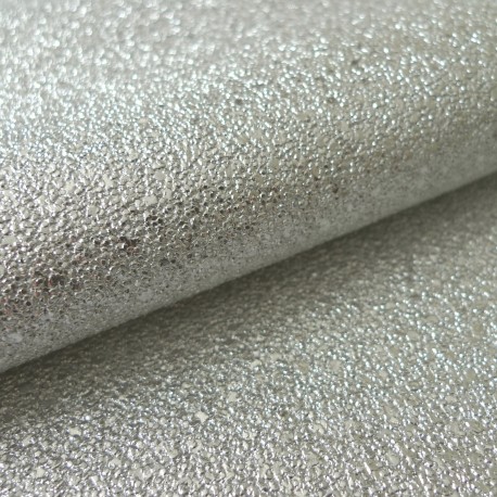 Simili cuir glitter argent*RLX