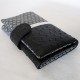 Simili cuir autruche noir*RLX