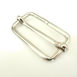 Boucle 40 mm coulissante nickel