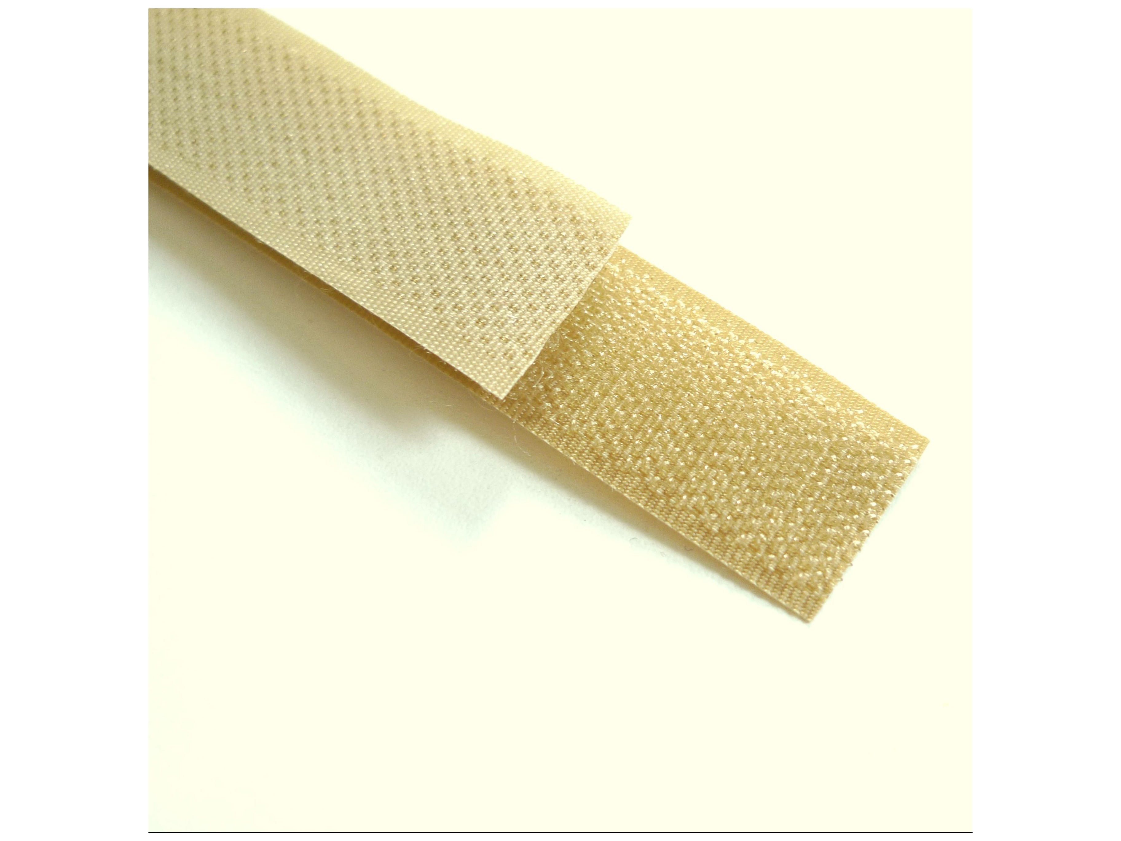 Bande Velcro 5 Mètres - 20 Mm De Largeur - Blanc - Lot Avec Bande Crochet Et Bande Boucle (non-tissé)