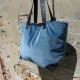 Coins de sacs cuir gris perle