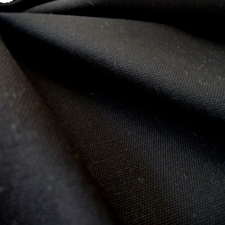 Tissu toile canevas noire