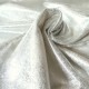 Simili cuir vieilli argent blanc
