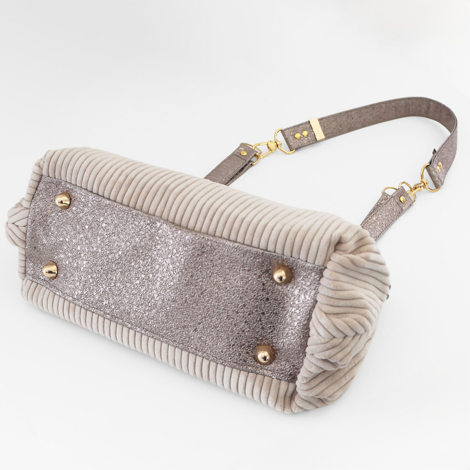 sac baguette NOVA de Sacôtin Velvy et glitter