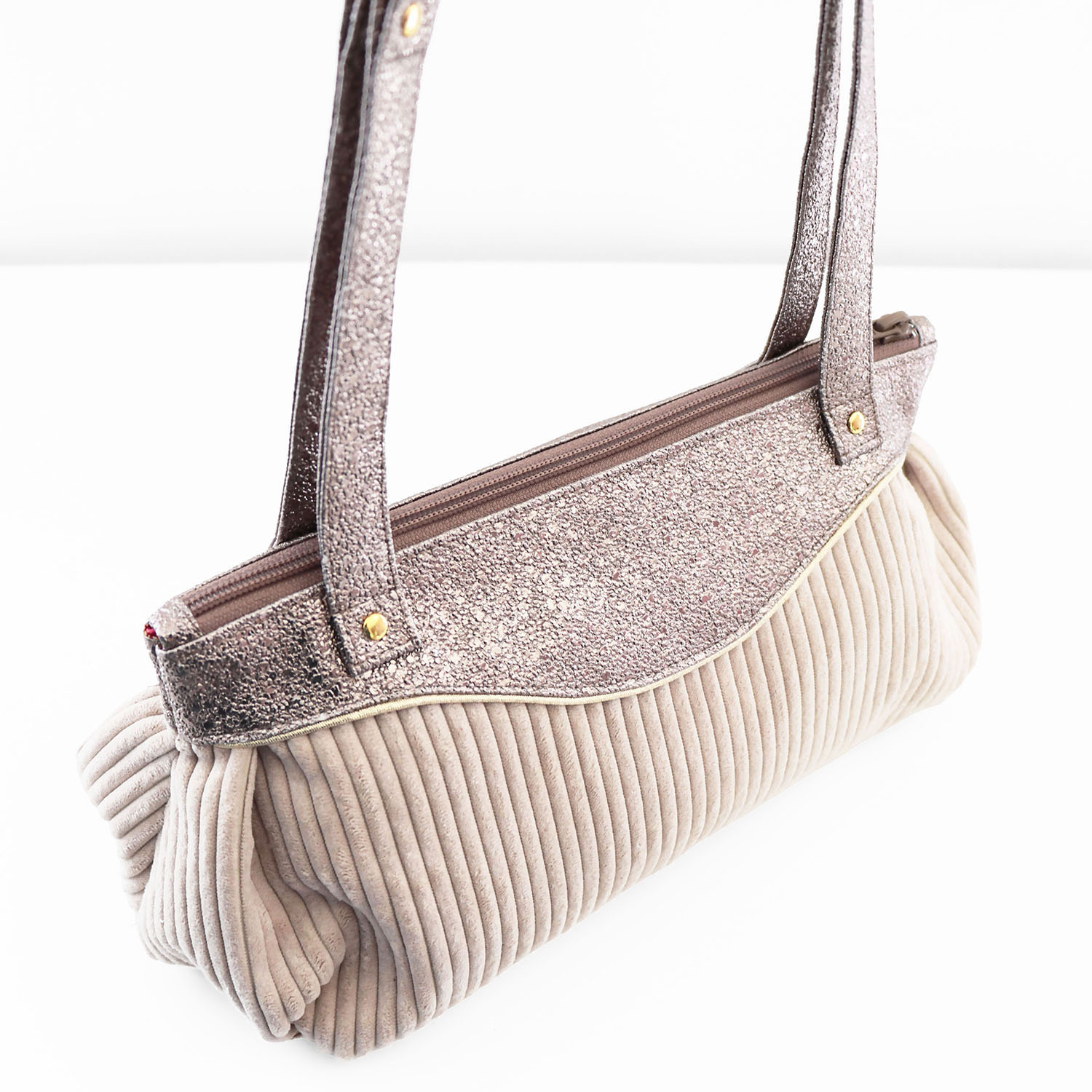 sac baguette NOVA de Sacôtin Velvy et glitter
