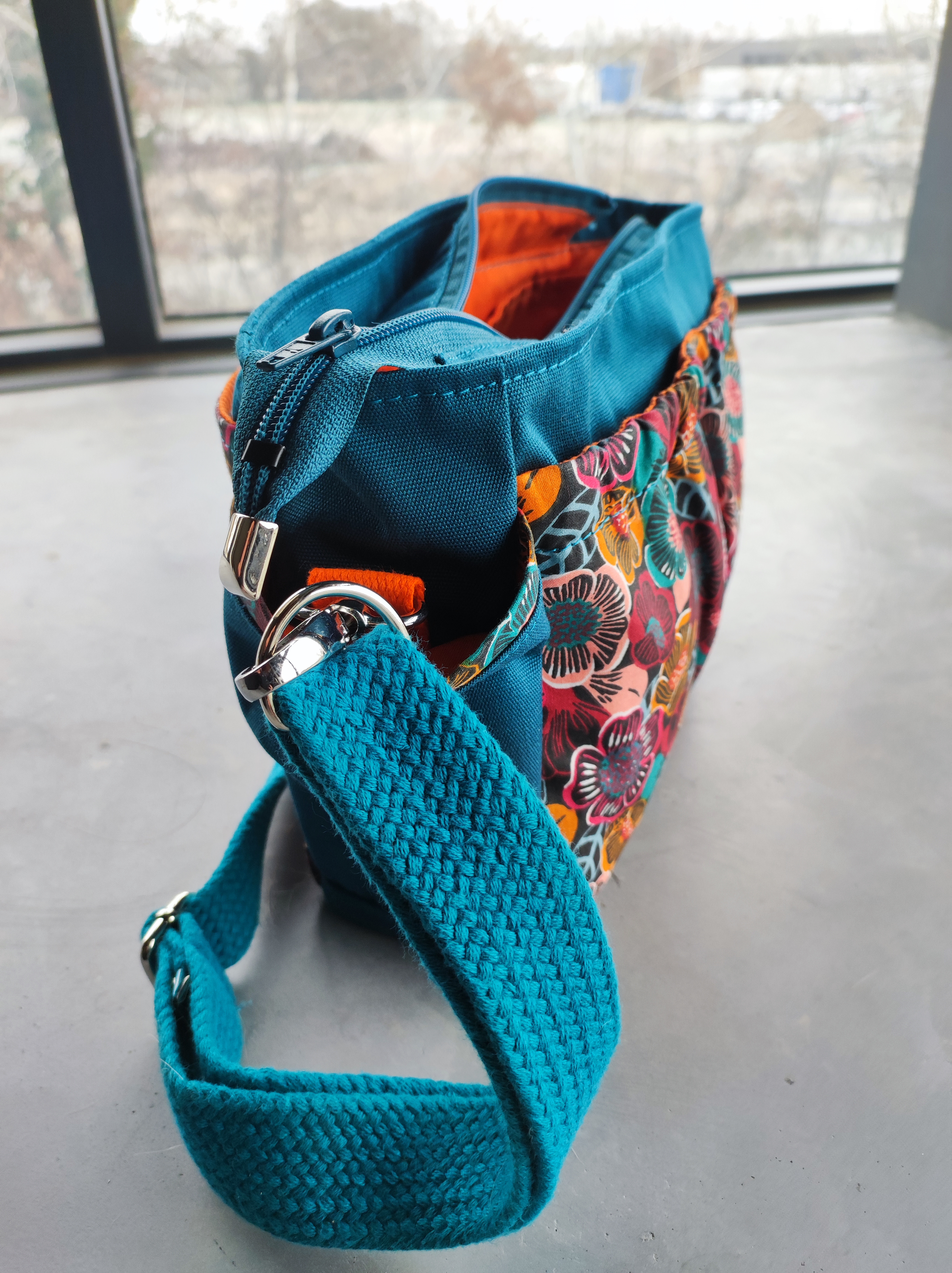 TRIOTIN Luggage et Blue calendula